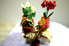 Miniature potted flowers d'occasion  Expédié en Belgium