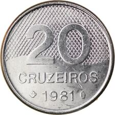 Usado, Brasileño | Moneda 20 Cruzeiros | Iglesia de San Francisco de Asís | 1981 - 1984 segunda mano  Embacar hacia Argentina