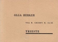 crt 65 1942 TRIESTE - Modisteria Olga Herker - Conto con bolli IGE na sprzedaż  Wysyłka do Poland