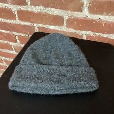 Prendas de punto desnudas para bebé gorro de lana de alpaca gris segunda mano  Embacar hacia Argentina