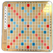 Juego de Mesa Scrabble Edición Deluxe con Tocadiscos Azulejos de Madera Vintage Años 70, usado segunda mano  Embacar hacia Argentina