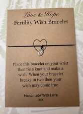 Fertility wish bracelet for sale  ATTLEBOROUGH