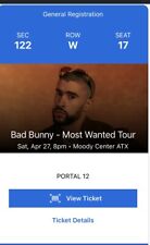 Bad bunny concert for sale  Mart