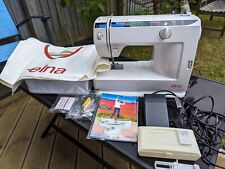 ELNA 2005 Electric Sewing Machine With Foot Pedal & Dust Cover TESTED WORKING , used for sale  Shipping to South Africa