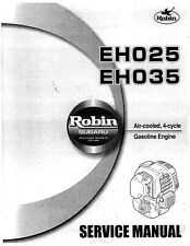 Engine Service Repair Manual Fits Robin EH025 EH035 4 Cycle for sale  Shipping to South Africa