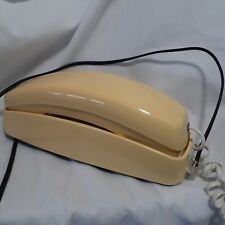Beige Vintage ATT Telephone Landline Corded Trimline 210 Pushbutton Redial Flash for sale  Shipping to South Africa
