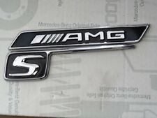 Original Mercedes AMG S line Schriftzug Aufkleber Emblem Set embleme kotflügel comprar usado  Enviando para Brazil