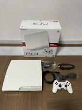PlayStation 3 160GB clássico branco PS3 SONY CECH-3000A LW na caixa, usado comprar usado  Enviando para Brazil