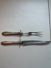 Juego comunitario de tallado de acero inoxidable tenedor de cuchillo para servir segunda mano  Embacar hacia Argentina