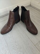 Leather boots size for sale  LONDON