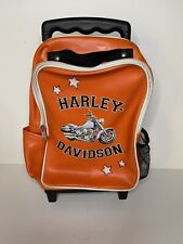 Mini mala mochila Harley Davidson infantil rolo rolante 15" altura laranja    comprar usado  Enviando para Brazil