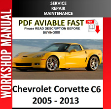 Chevrolet Corvette C6 2005 2006 2007 2008 2009 servicio manual taller de reparación segunda mano  Embacar hacia Argentina