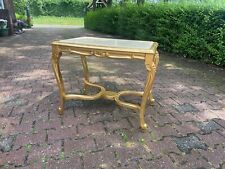 Usado, Elegancia atemporal: mesa de centro francesa vintage francesa Luis XVI con parte superior de mármol segunda mano  Embacar hacia Argentina