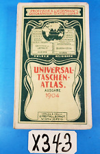 Atlas 1904 w języku niemieckim profesor Hickmann's Universal Geographisch Statistischer  na sprzedaż  Wysyłka do Poland