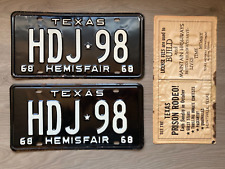 Vintage texas license for sale  Hutto