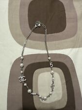 Chanel necklace pearl for sale  LONDON