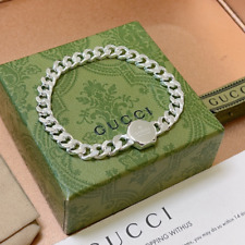 Usado, Pulsera con caja de etiqueta redonda plateada Gucci segunda mano  Embacar hacia Argentina