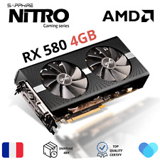 AMD RADEON SAPPHIRE RX 580 Nitro+ 4 Go GDDR5 Carte Graphique - WINDOWS MAC LINUX, usado comprar usado  Enviando para Brazil