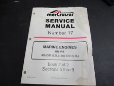1995 MerCruiser #17 GM V-8 Marine Engines Book 2 of 2 Service Manual 90-823225 for sale  Shipping to United Kingdom
