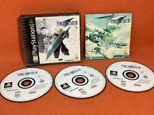 Final Fantasy VII 7 Sony PlayStation 1 PS1 PSOne Black Label 3 Discos ¡Completos! segunda mano  Embacar hacia Argentina