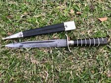 Cuchillo de caza vintage para pastor arbolito solingen, usado segunda mano  Argentina 