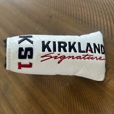 Capa para cabeça putter Kirkland Signature KS1 lâmina de golfe branca preta vermelha, usado comprar usado  Enviando para Brazil