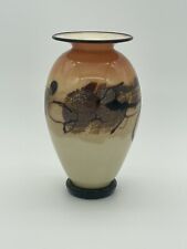 Usado, Vaso de vidro vintage assinado Michael Nourot armário arte 8,5” altura 2003 comprar usado  Enviando para Brazil