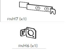 Keter Fusion 757 Shed Door Small  Parts Door Lock Latch Part FNH7 + FNH6, used for sale  Shipping to South Africa