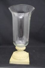 Antique glass hurricane for sale  COLCHESTER
