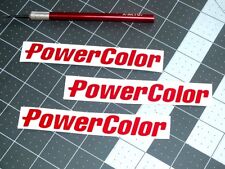 Powercolor vinyl decals for sale  Shipping to United Kingdom