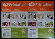 Printation etiketten weiß gebraucht kaufen  Berlin