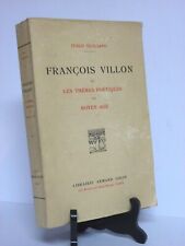 François villon thèmes d'occasion  Vierzon