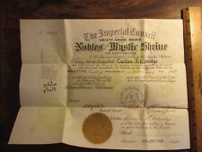 masonic certificate for sale  Auburn