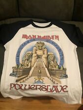 Iron Maiden Powerslave 1984 Raglan World Slavery Tour European Dates S to 2XL for sale  Shipping to South Africa