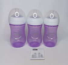 Philips Avent Natural 9 Oz. Purple Baby Bottle 3 Pack Bottles for sale  Shipping to South Africa