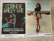 Corinne Bailey Rae — Collection of 2 Scottish tour live show concert gig posters, usado comprar usado  Enviando para Brazil