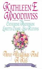 Tres bodas y un beso - 0380781220, Kathleen E. Woodiwiss, libro de bolsillo segunda mano  Embacar hacia Argentina