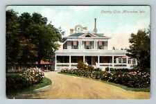Milwaukee WI-Wisconsin, Country Club, Veranda Gardens Windmill Vintage Postcard for sale  Shipping to South Africa