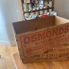 Vintage wooden advertising for sale  LIVERPOOL