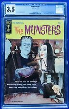 MUNSTERS #1 (1965) LLAVE DORADA; CUBIERTA FOTOGRÁFICA FRED GWYNNE; SERIE DE TELEVISIÓN; *CGC 3.5* segunda mano  Embacar hacia Argentina