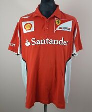 Camisa polo masculina Scideria Ferrari Puma tamanho 2XL vermelha Santander Shell Pirelli F1 comprar usado  Enviando para Brazil