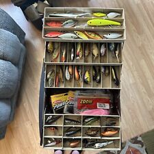 Vintage Fenwick 3.4 Tackle Box, Loaded With Lures Crankbaits Rat L Trap Cordell for sale  Shipping to South Africa