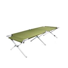 Military Heavy Duty Aluminum Folding Cot Very Good Used Condition w/Carry Case for sale  Shipping to South Africa