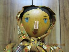 Boneca, centavo cabeça de madeira, mãos, corpo de pano comprar usado  Enviando para Brazil