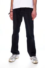 ZILLI Luxury Jeans Black Denim Cotton Men's Straight Leg Pants Size 50 IT for sale  Shipping to South Africa