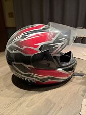 Usado, Capacete de motocicleta HJC vermelho prata e preto GG comprar usado  Enviando para Brazil