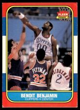 1986-87 Fleer Benoit Benjamin #8, used for sale  Shipping to South Africa