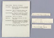 Three ww2 signatures for sale  ASCOT