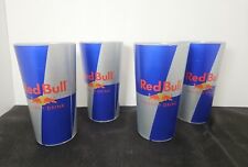 Usado, Juego de 4 tazas de plástico reutilizables para bebida energética Red Bull 12 oz azul/plata en buen estado segunda mano  Embacar hacia Argentina