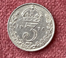 1916 silver threepenny for sale  KETTERING